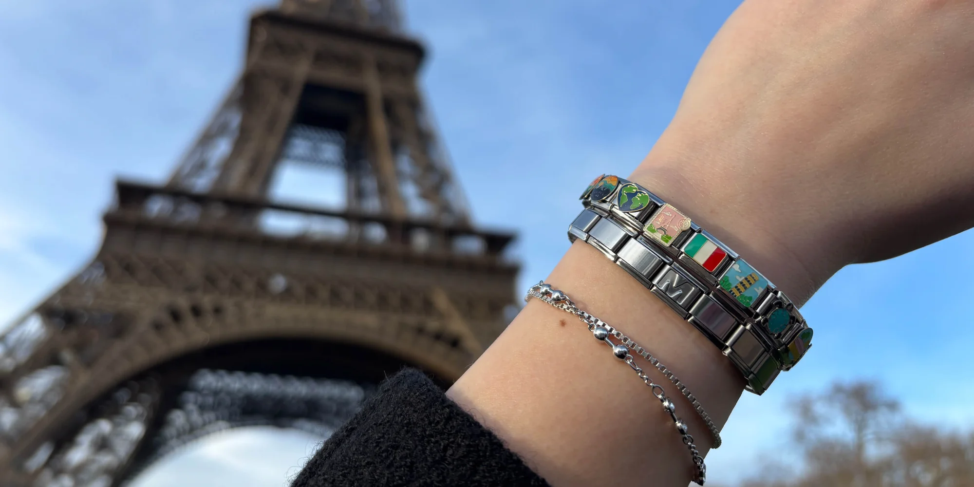 Pulseira prata em Paris